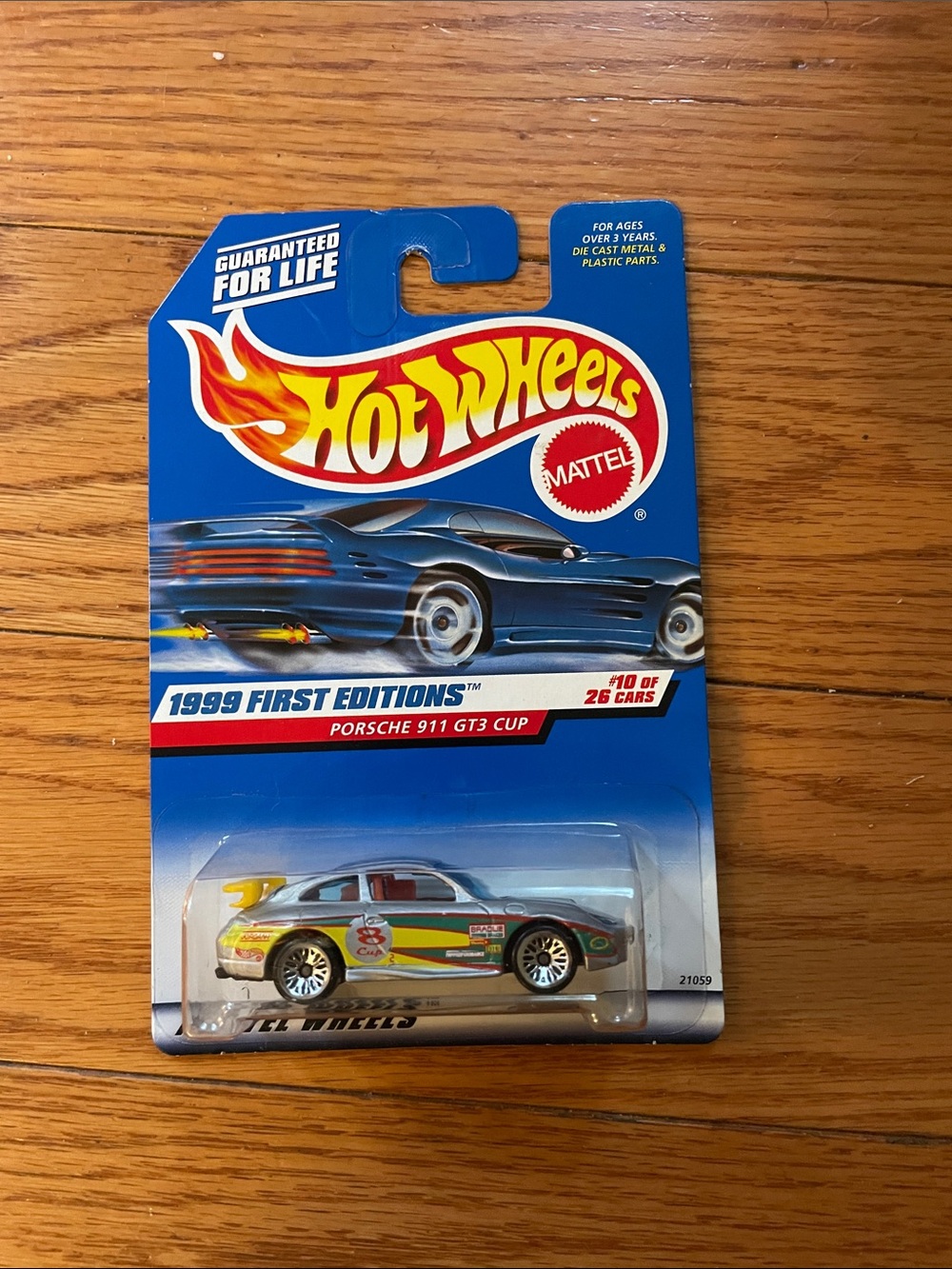 1999 First Editions Porsche 911 GT3 Cup - Blue and Yellow